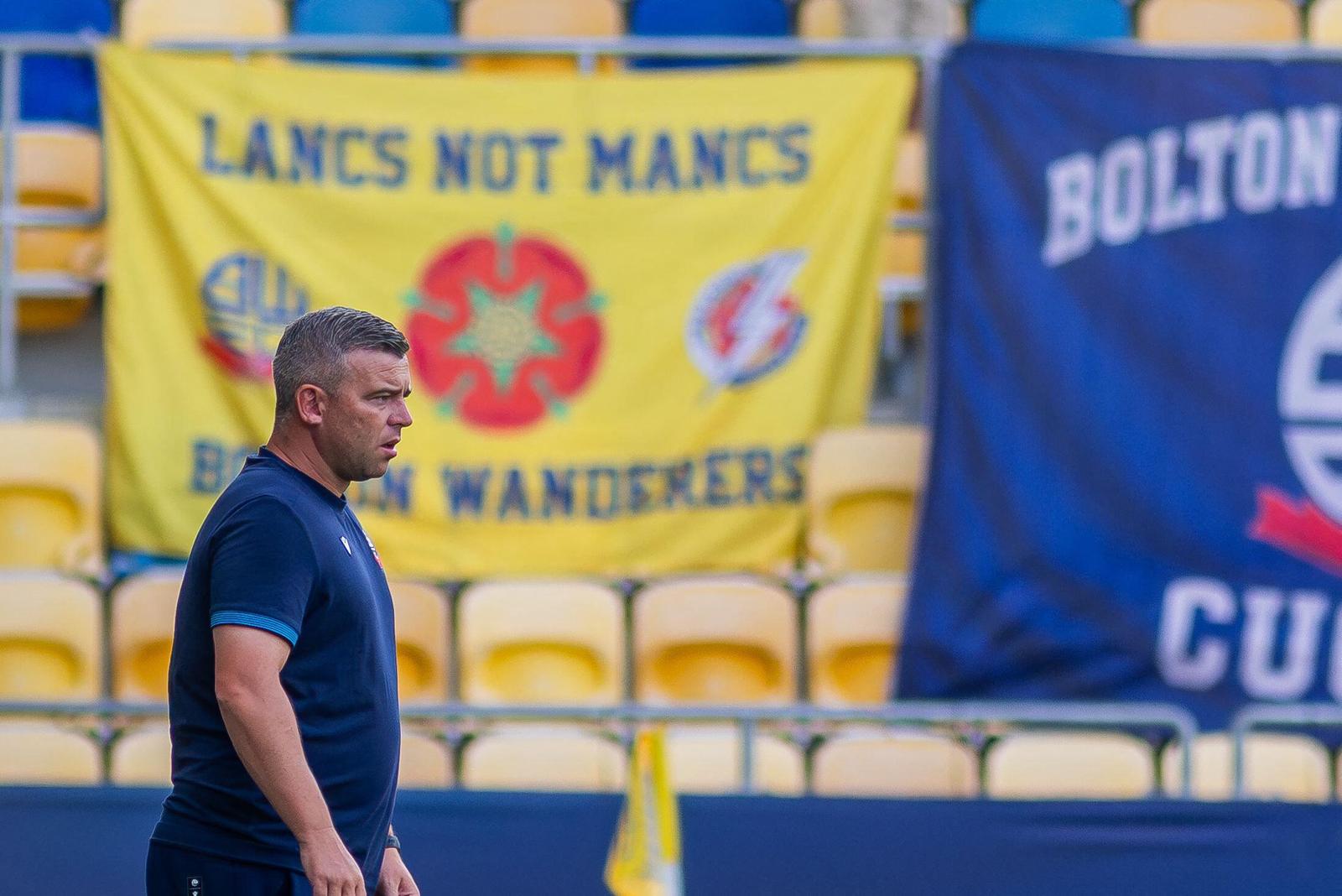 3F2ABTX Dunajska Streda, Slovakia, July 17, 2026. Pictured Head coach of Bolton Wanderers Schumacher Steven during FIFA Friendly DAC 1904 versus Bolton Wanderers FC.
Credit: Dominika Kortvelyesiova/Alamy Live News
